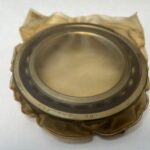 Angular contact bearing – 85 mm ID, 130 mm OD, 22 mm Width, Open, 15°, Light preload.