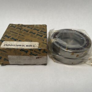 Angular Contact Ball Bearing - Straight Bore, 50 mm ID, 80 mm OD, 16 mm Width, Open, 15° Contact Angle, Light Preload.