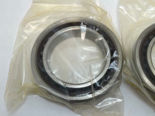 Angular Contact Ball Bearing – 70 mm ID, 110 mm OD, 20 mm Width, Open, 15° Contact Angle, Light Preload.