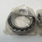 Angular Contact Ball Bearing – Straight Bore, 50 mm ID, 80 mm OD, 16 mm Width, Open, 15° Contact Angle, Medium Preload.