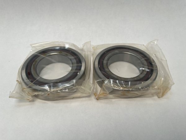 Angular Contact Ball Bearing – Straight Bore, 55 mm ID, 100 mm OD, 21 mm Width, Open, 15° Contact Angle, Light Preload.