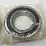 Angular Contact Ball Bearing – Straight Bore, 55 mm ID, 100 mm OD, 21 mm Width, Open, 15° Contact Angle, Light Preload.