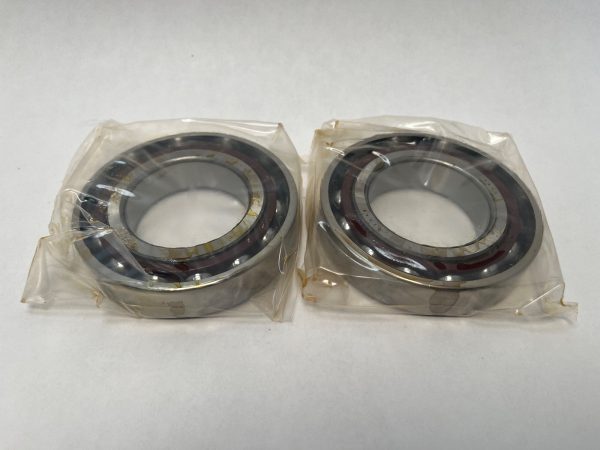 Angular Contact Ball Bearing – Straight Bore, 55 mm ID, 100 mm OD, 21 mm Width, Open, 15° Contact Angle, Light Preload.