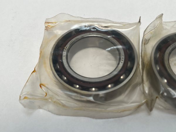 Angular Contact Ball Bearing – Straight Bore, 40 mm ID, 68 mm OD, 15 mm Width, Open, 25° Contact Angle, Medium Preload.