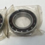 Angular Contact Ball Bearing – Straight Bore, 40 mm ID, 68 mm OD, 15 mm Width, Open, 25° Contact Angle, Medium Preload.