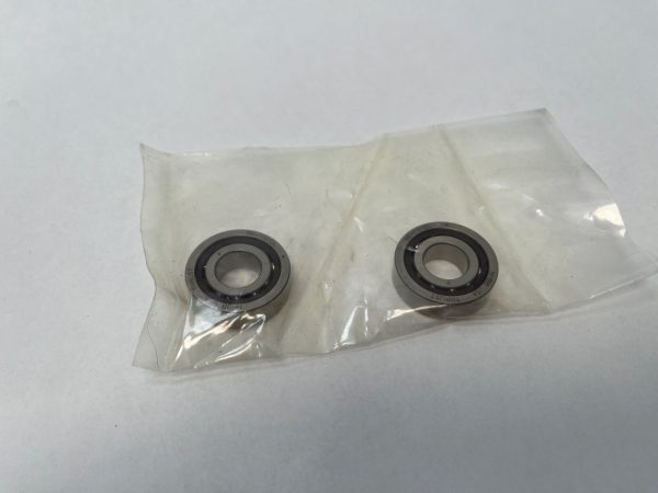 Angular contact bearing – 12 mm ID, 28 mm OD, 8 mm Width, Open, 15°.