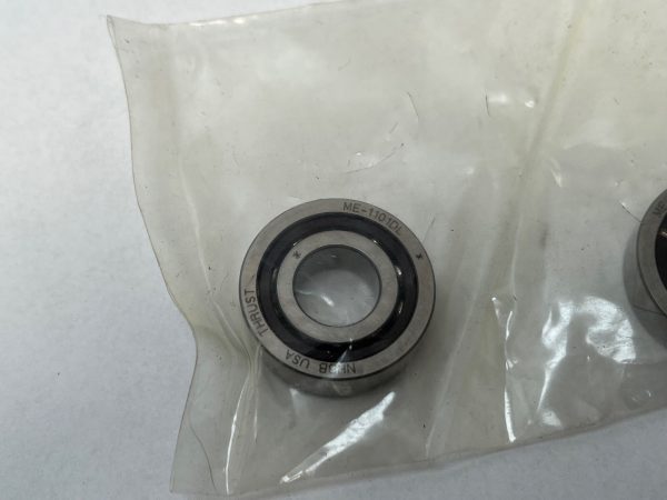 Angular contact bearing – 12 mm ID, 28 mm OD, 8 mm Width, Open, 15°.