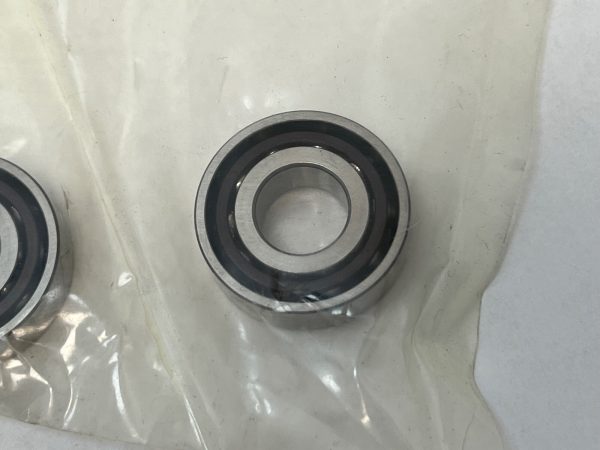 Angular contact bearing – 12 mm ID, 28 mm OD, 8 mm Width, Open, 15°.