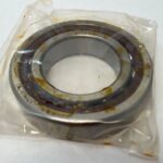 Angular Contact Ball Bearing – Straight Bore, 55 mm ID, 100 mm OD, 21 mm Width, Open, 15° Contact Angle, Light Preload.