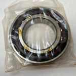 Angular Contact Ball Bearing – Straight Bore, 55 mm ID, 100 mm OD, 21 mm Width, Open, 15° Contact Angle, Light Preload.