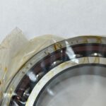 Angular Contact Ball Bearing – Straight Bore, 80 mm ID, 125 mm OD, 22 mm Width, Open, 15° Contact Angle, Without Snap Ring