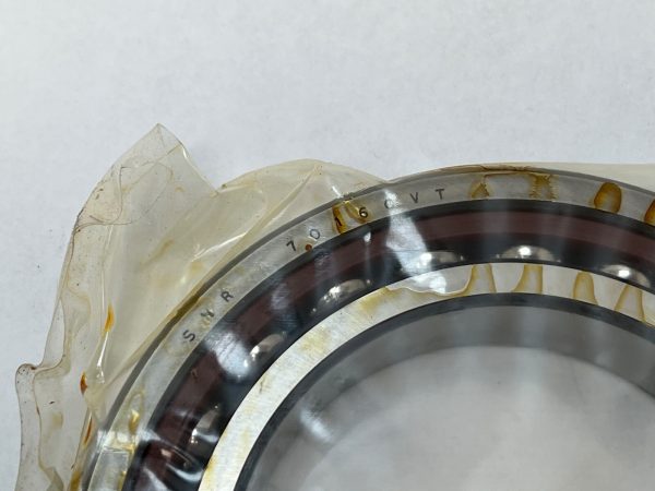 Angular Contact Ball Bearing – Straight Bore, 80 mm ID, 125 mm OD, 22 mm Width, Open, 15° Contact Angle, Without Snap Ring
