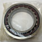 Angular Contact Ball Bearing – Straight Bore, 80 mm ID, 125 mm OD, 22 mm Width, Open, 15° Contact Angle, Without Snap Ring