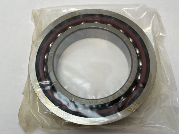 Angular Contact Ball Bearing – Straight Bore, 80 mm ID, 125 mm OD, 22 mm Width, Open, 15° Contact Angle, Without Snap Ring