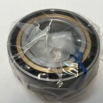 Angular Contact Ball Bearing – Straight Bore, 55 mm ID, 100 mm OD, 21 mm Width, Open, 25° Contact Angle, Without Snap Ring