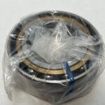 Angular Contact Ball Bearing – Straight Bore, 55 mm ID, 100 mm OD, 21 mm Width, Open, 25° Contact Angle, Without Snap Ring