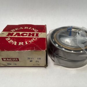 Angular Contact Ball Bearing - Straight Bore, 55 mm ID, 100 mm OD, 21 mm Width, Open, 25° Contact Angle, Without Snap Ring