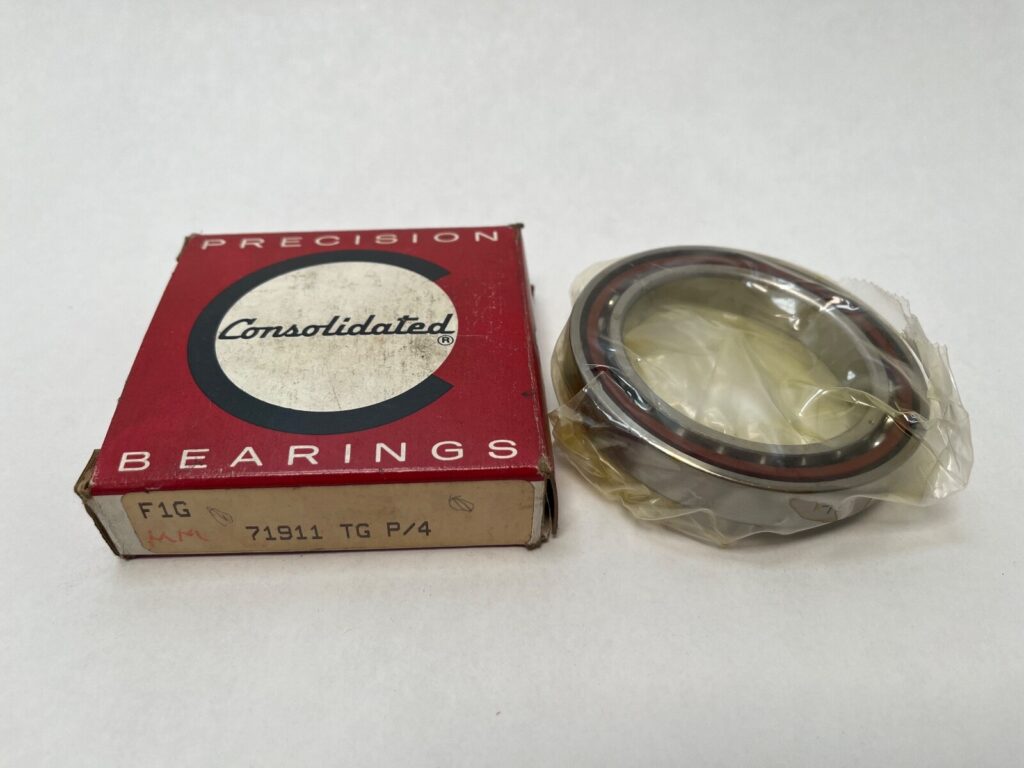 Angular Contact Bearing – 55 mm ID, 80 mm OD, 13 mm Width, Open, 15°, Light preload.