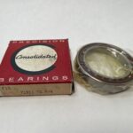 Angular Contact Bearing – 55 mm ID, 80 mm OD, 13 mm Width, Open, 15°, Light preload.