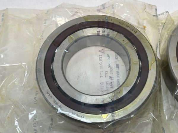 Super Precision Angular Contact Ball Bearing – Straight Bore, 60 mm ID, 110 mm OD, 22 mm Width, Open, 15° Contact Angle, Universal Pairing, Heavy Preload.