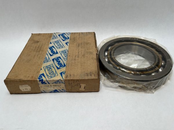 Angular Contact Ball Bearing – 90 mm ID, 160 mm OD, 30 mm Width, Open, 40° Contact Angle.