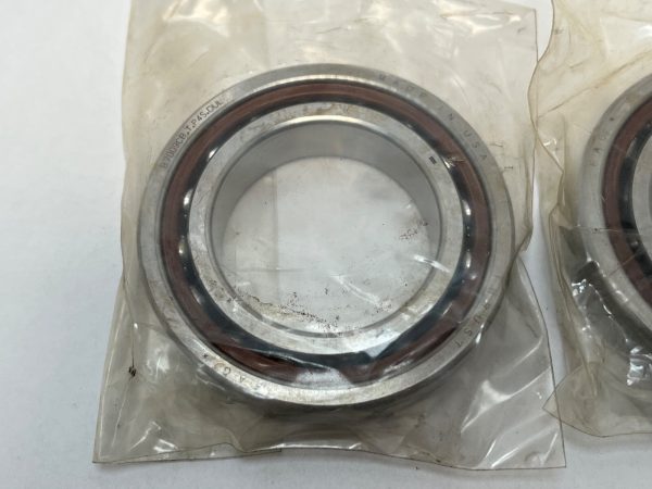 Angular Contact Ball Bearing – Straight Bore, 45 mm ID, 75 mm OD, 16 mm Width, Open, 15° Contact Angle, Light Preload.