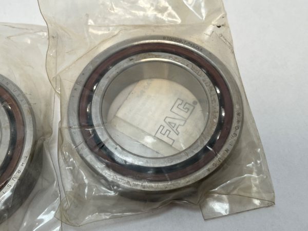 Angular Contact Ball Bearing – Straight Bore, 45 mm ID, 75 mm OD, 16 mm Width, Open, 15° Contact Angle, Light Preload.