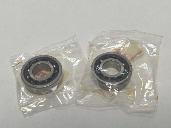Angular contact bearings – 12 mm ID, 28 mm OD, 16 mm Width, Open, 15°, Light preload.