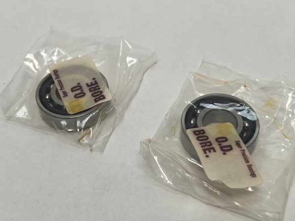Angular contact bearings – 12 mm ID, 28 mm OD, 16 mm Width, Open, 15°, Light preload.