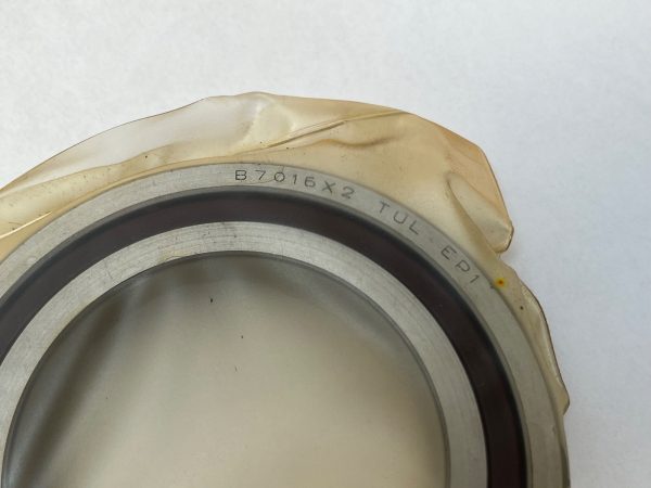 Angular Contact Ball Bearing – 80 mm ID, 125 mm OD, 22 mm Width, Open, 15°.