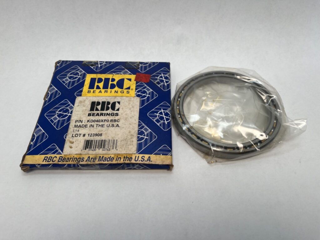 Thin Section Ball Bearing – Straight Bore, 4.00 in ID, 5.00 in OD, 0.50 in Width, Open.