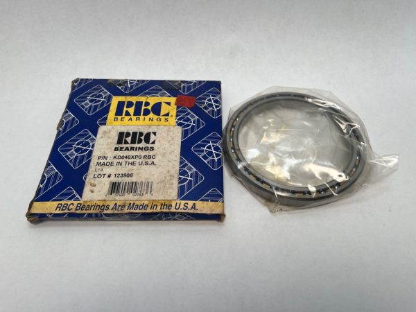 Thin Section Ball Bearing – Straight Bore, 4.00 in ID, 5.00 in OD, 0.50 in Width, Open.