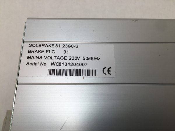 Solbrake 83323584 Injection Motor Brake 58 230-0-S