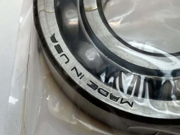 Angular Contact Bearing – 50 mm ID, 110 mm OD, 27 mm Width, Open, 29°, Light preload.