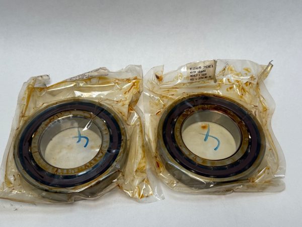 Super Precision Angular Contact Ball Bearing – Straight Bore, 65 mm ID, 120 mm OD, 23 mm Width, Open, 15° Contact Angle, Universal Pairing.