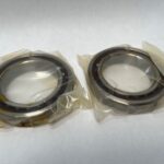 Angular contact bearings – 65 mm ID, 100 mm OD, 18 mm Width, Open, 15°, Light preload.
