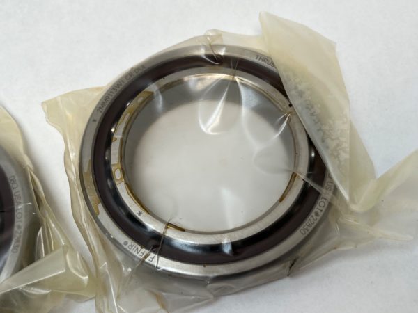 Angular contact bearings – 65 mm ID, 100 mm OD, 18 mm Width, Open, 15°, Light preload.