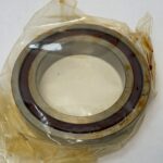 Angular Contact Bearing – 80 mm ID, 125 mm OD, 22 mm Width, Open, 25°.