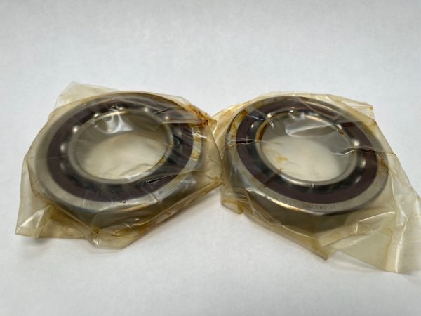 Angular contact bearings – 65 mm ID, 120 mm OD, 23 mm Width, Open, 15°, Light preload.