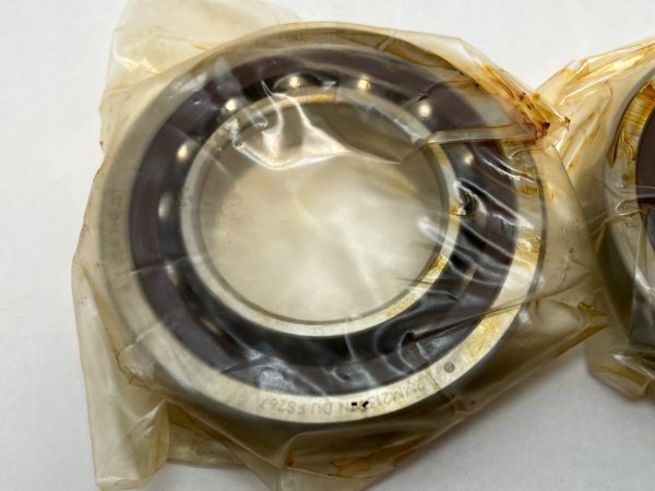 Angular contact bearings – 65 mm ID, 120 mm OD, 23 mm Width, Open, 15°, Light preload.