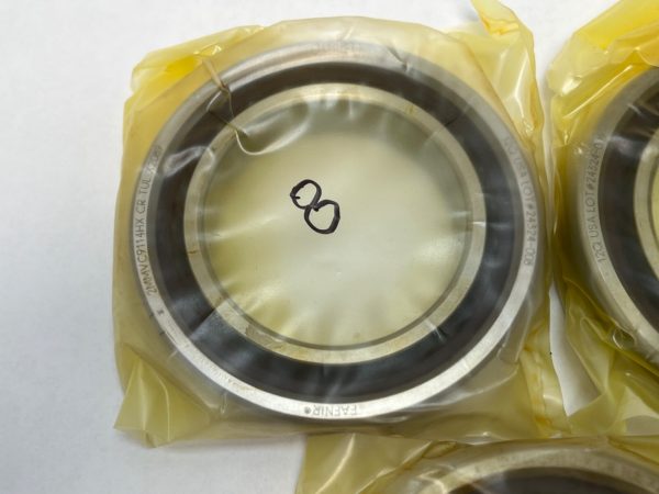 Angular Contact Bearing – 70 mm ID, 110 mm OD, 20 mm Width, Open, 15° Contact Angle
