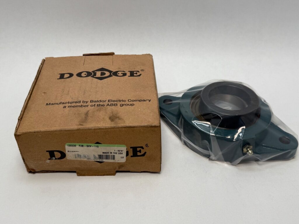 Flange Mount Bearing – 2 Bolt, 1-15/16 in Bore, Cast Iron Housing, Intermediate Duty, Eccentric Collar Locking.