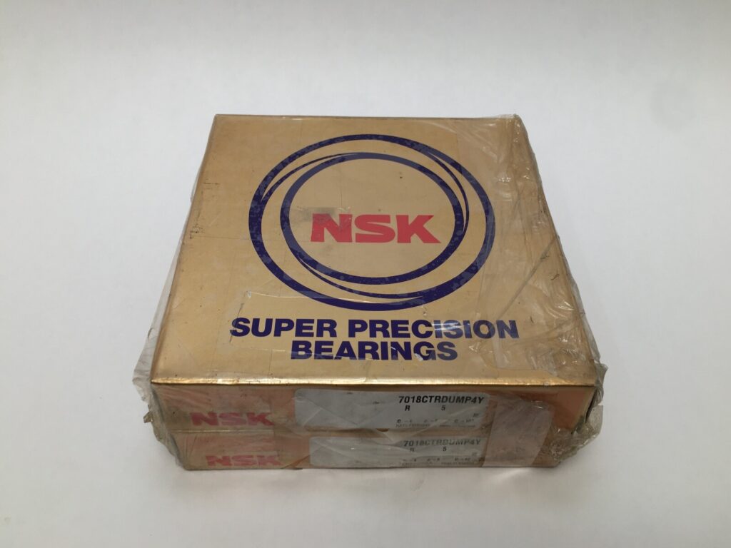 NSK 7018CTRDUMP4Y Bearing 90x140x24 mm 7018-CTR-DUM-P4Y ABEC7 England 2 pcs