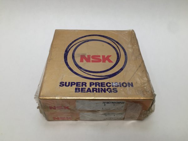 NSK 7018CTRDUMP4Y Bearing 90x140x24 mm 7018-CTR-DUM-P4Y ABEC7 England 2 pcs