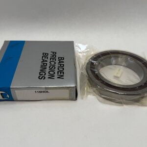 Angular Contact Ball Bearing - Straight Bore, 80 mm ID, 125 mm OD, 22 mm Width, Open, 15° Contact Angle, Light Preload.