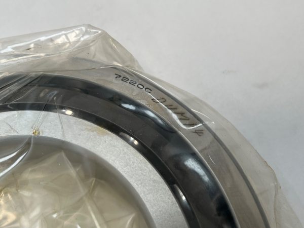 Angular Contact Ball Bearing – Straight Bore, 100 mm ID, 180 mm OD, 34 mm Width, Open, 15° Contact Angle.
