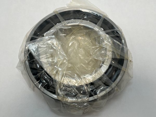 Angular Contact Ball Bearing – Straight Bore, 100 mm ID, 180 mm OD, 34 mm Width, Open, 15° Contact Angle.