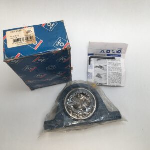 SKF SYH 1-3/4 FM Pillow Block Bearing Unit. 1-3/4 in Bore. Cast iron housing, eccentric locking collar. Robust design for industrial power transmission.