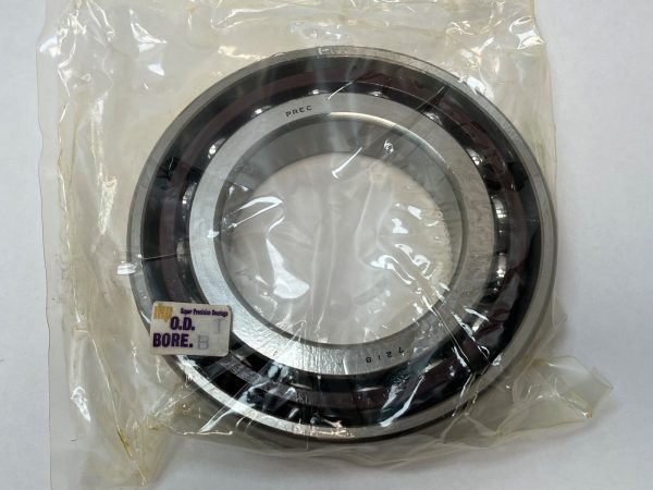 Angular Contact Ball Bearing – 90 mm ID, 160 mm OD, 30 mm Width, Open, 25° Contact Angle, Medium Preload.