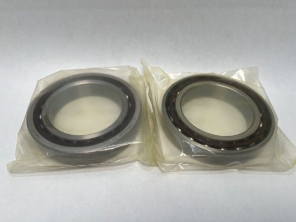Angular Contact Ball Bearing – 80 mm ID, 125 mm OD, 22 mm Width, Open, 15° Contact Angle, Light Preload.